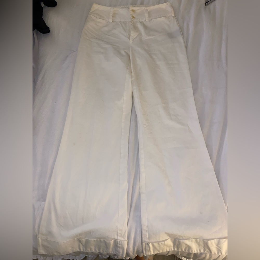 Ralph Lauren Wide Leg Cotton Pants